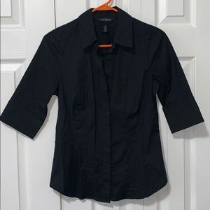 Black Button Down Blouse